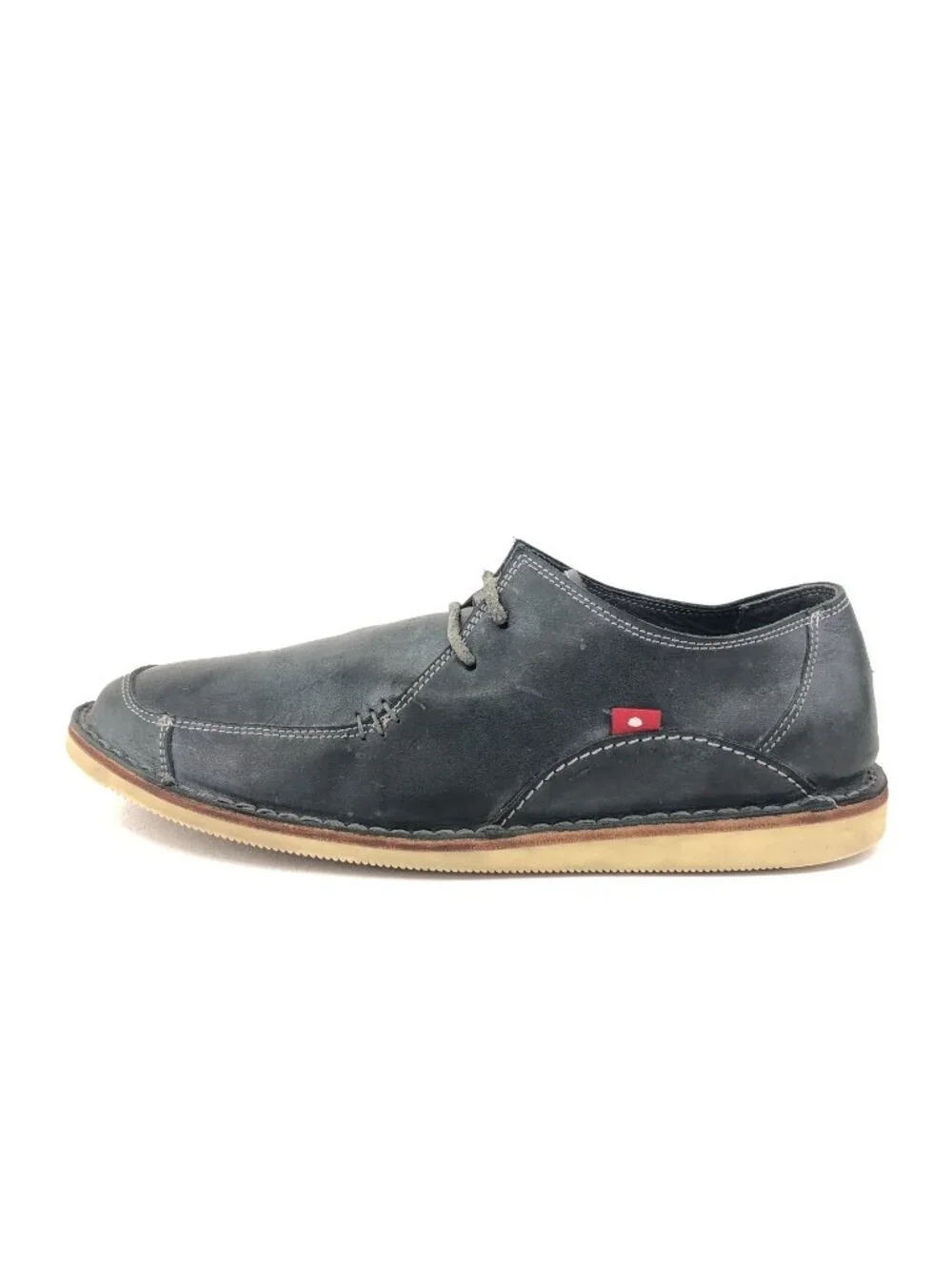 Oliberte Blue Leather Moc Toe Shoes EUr 44